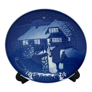 1973 Bing & Grondahl Porcelain Christmas Plate "Country Christmas"